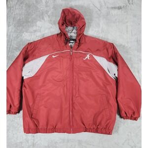 Vintage Alabama Crimson Tide Jacket Mens XL Red Gray NCAA Football Nike 2000s‎